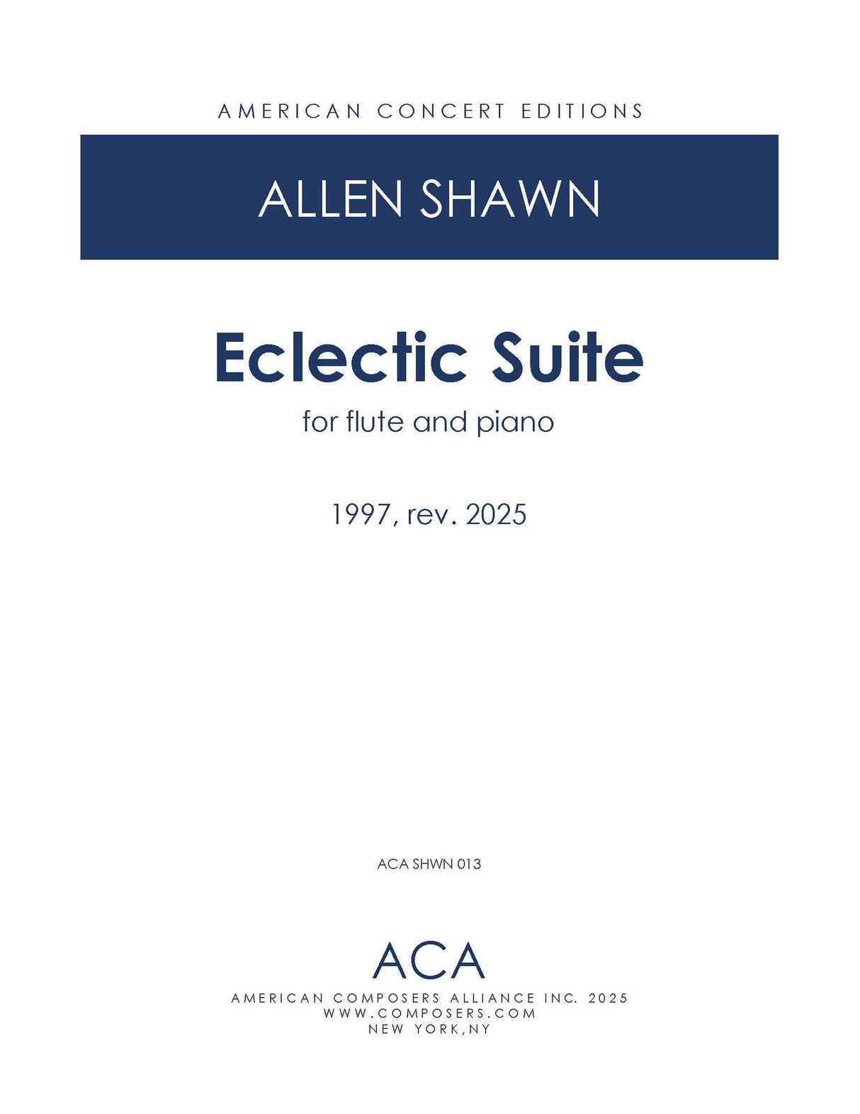 Shawn: Eclectic Suite