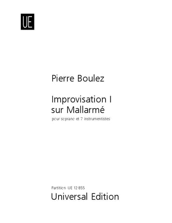 Boulez: Improvisation I Mallarmé