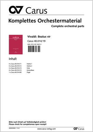 Vivaldi: Beatus vir, RV 598