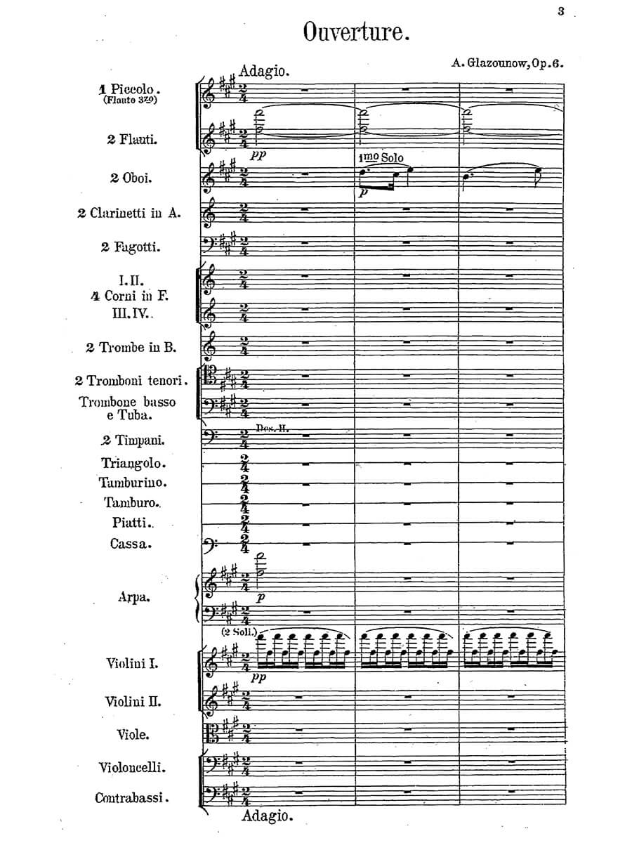 Glazunov: Overture No. 2 on Greek Themes, Op. 6
