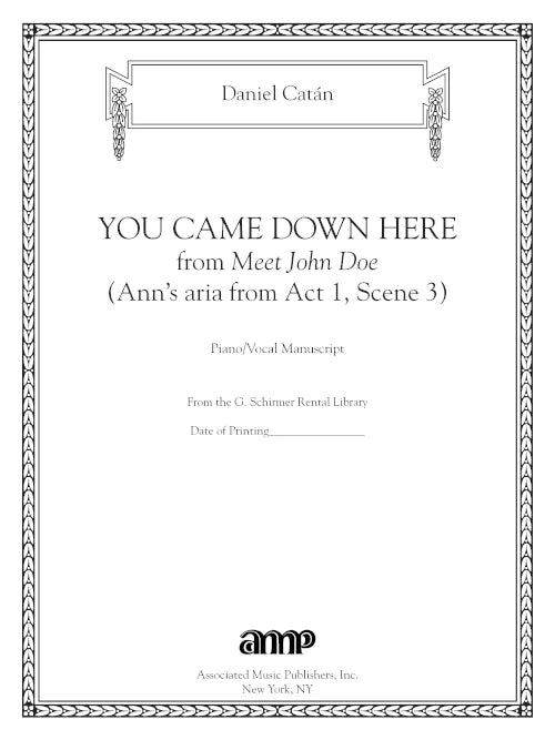 Catán: You Came Down Here
