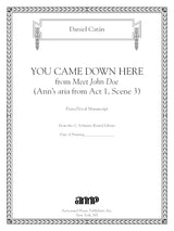 Catán: You Came Down Here