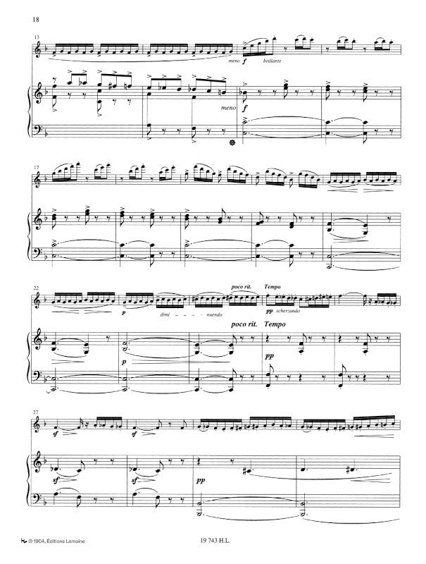 Mouquet: Flûte de Pan, Op. 15 – Ficks Music
