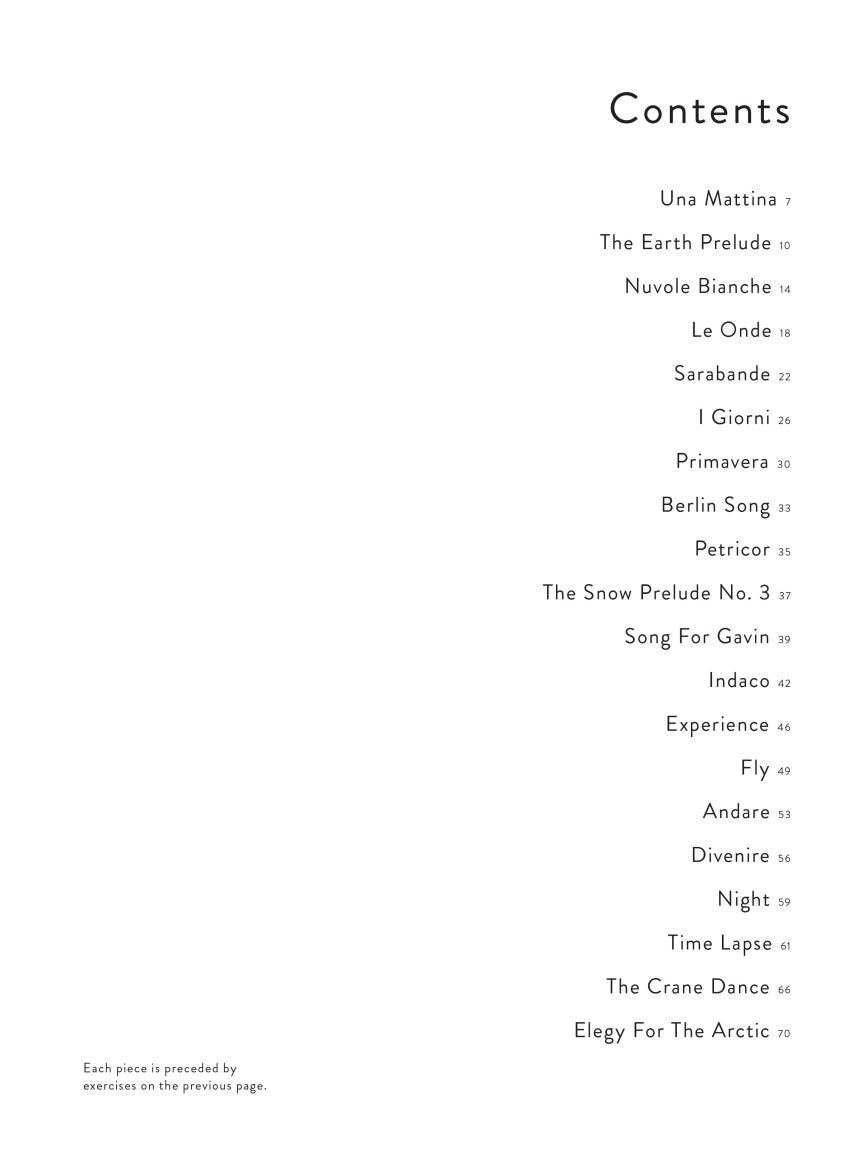 Einaudi: Graded Pieces for Piano (Preparatory - Grade 2)