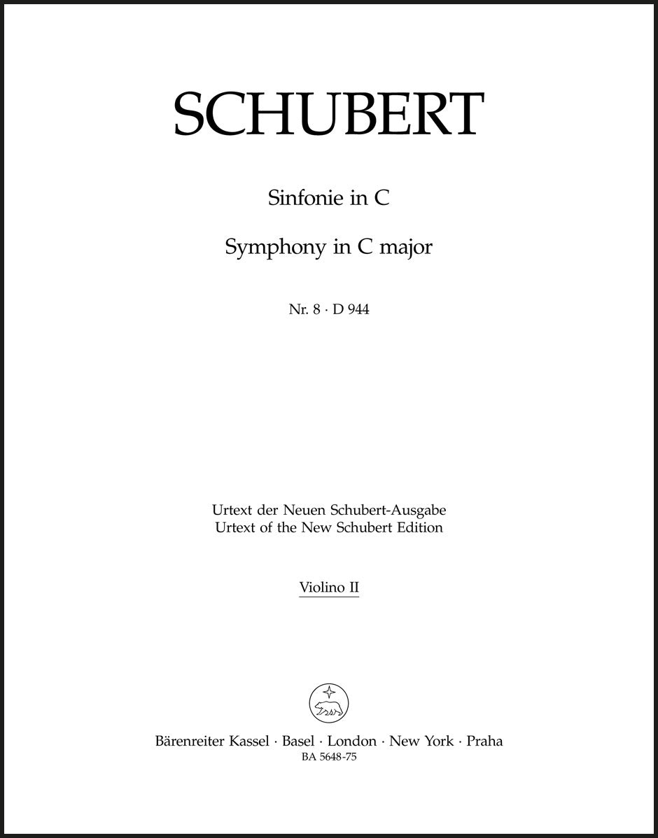 Schubert: Symphony No. 8 in C Major, D 944 (