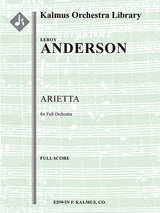 Anderson: Arietta (Version for Full Orchestra)