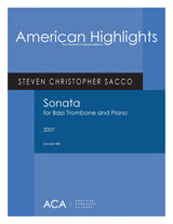 Sacco: Bass Trombone Sonata