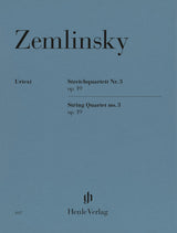Zemlinsky: String Quartet No. 3, Op. 19