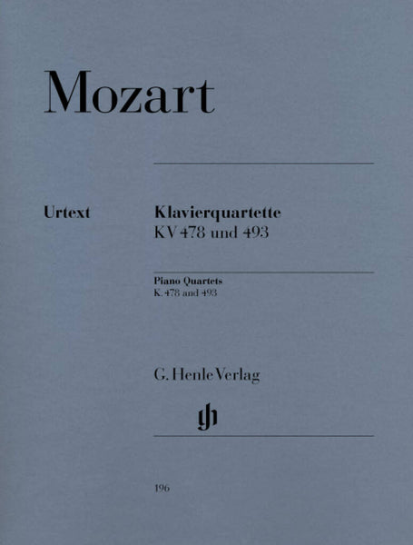 Mozart: Piano Quartets, K. 478 and 493 – Ficks Music