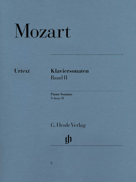 Mozart: Piano Sonatas - Volume II – Ficks Music