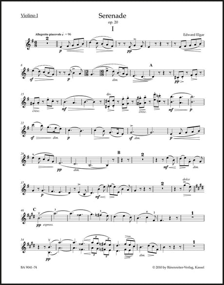 Elgar: Serenade for Strings, Op. 20