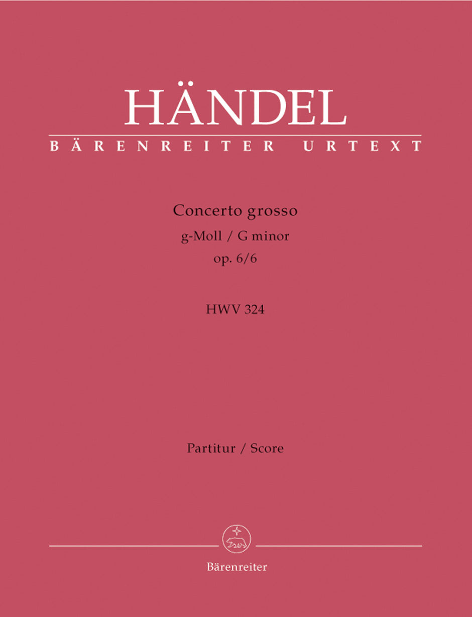 Handel: Concerto grosso in G Minor, HWV 324, Op. 6, No. 6
