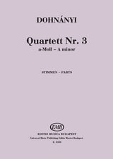 Dohnányi: String Quartet No. 3 in A Minor, Op. 33