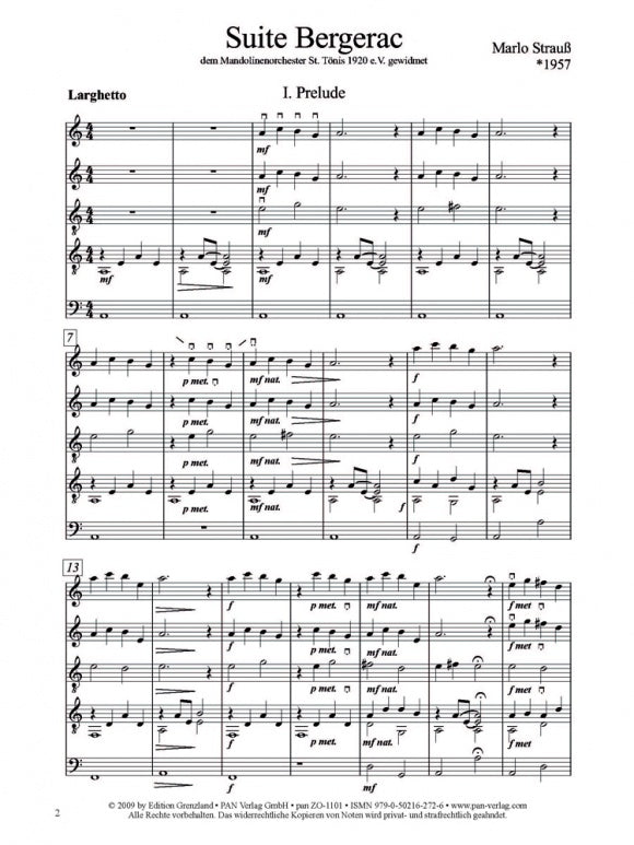 M. Strauss: Suite Bergerac