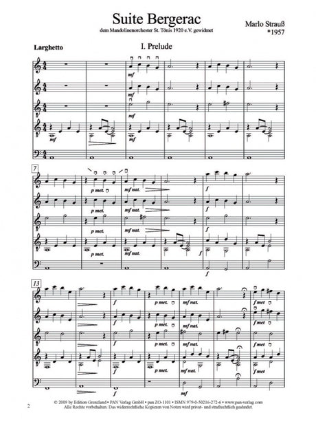 M. Strauss: Suite Bergerac