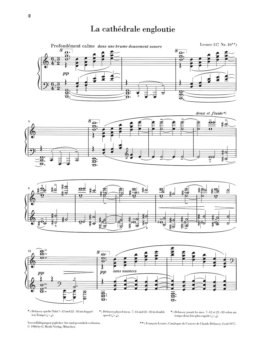 Debussy: La cathédrale engloutie