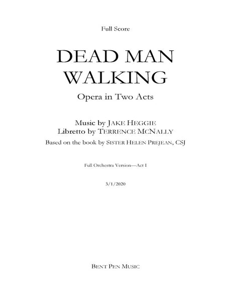 Heggie: Dead Man Walking