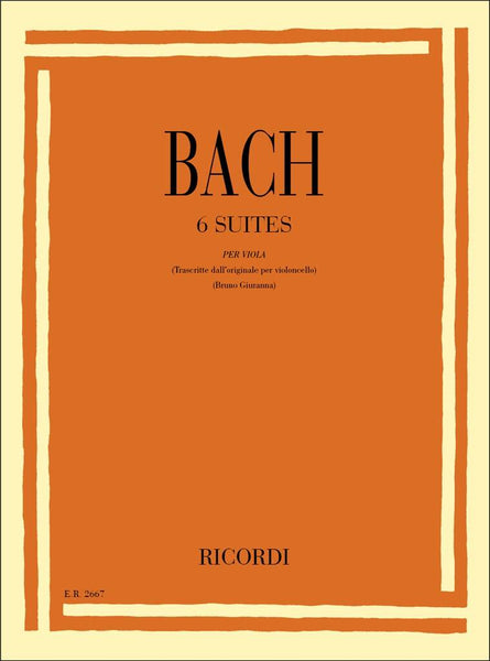 J.S. Bach Cembalo Werke I 10枚セット Bach: 6 Suites, BWV 1007-1012 (arr. for viola) – Ficks Music