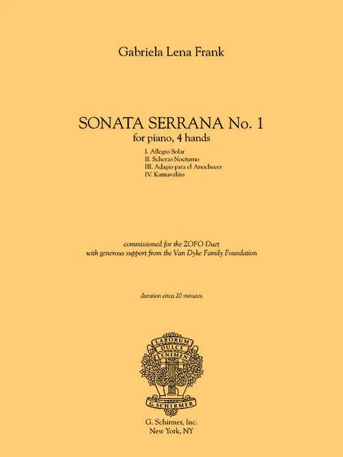 Frank: Sonata Serrana No. 1