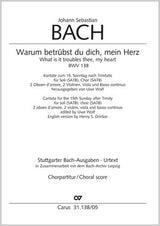 Bach: Warum betrübst du dich, mein Herz, BWV 138