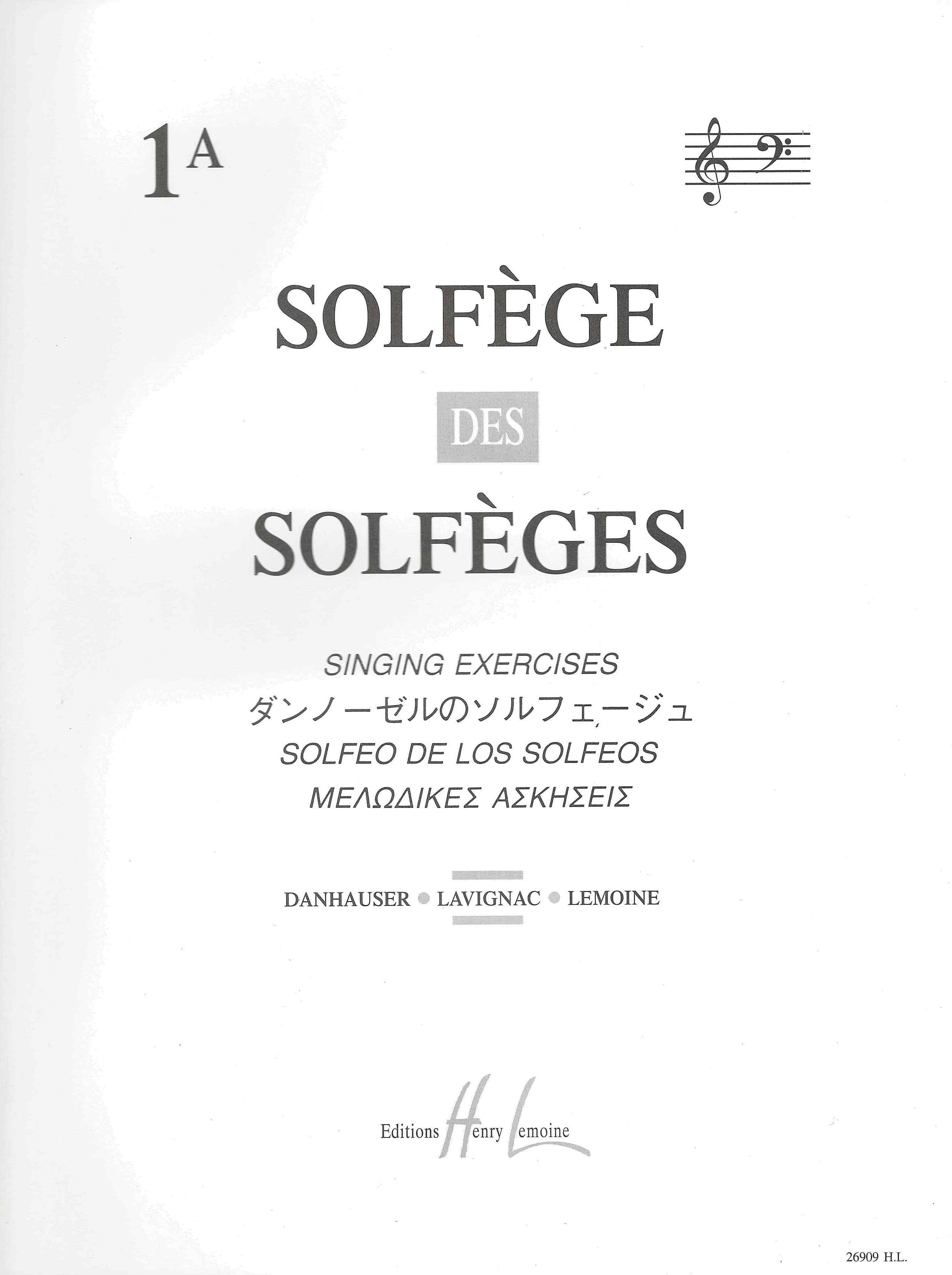 Solfège des Solfèges - Volume 1A – Ficks Music