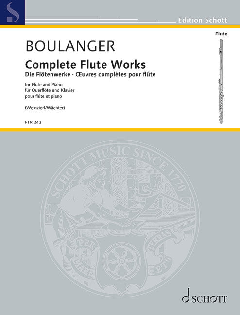 L. Boulanger: Complete Flute Works