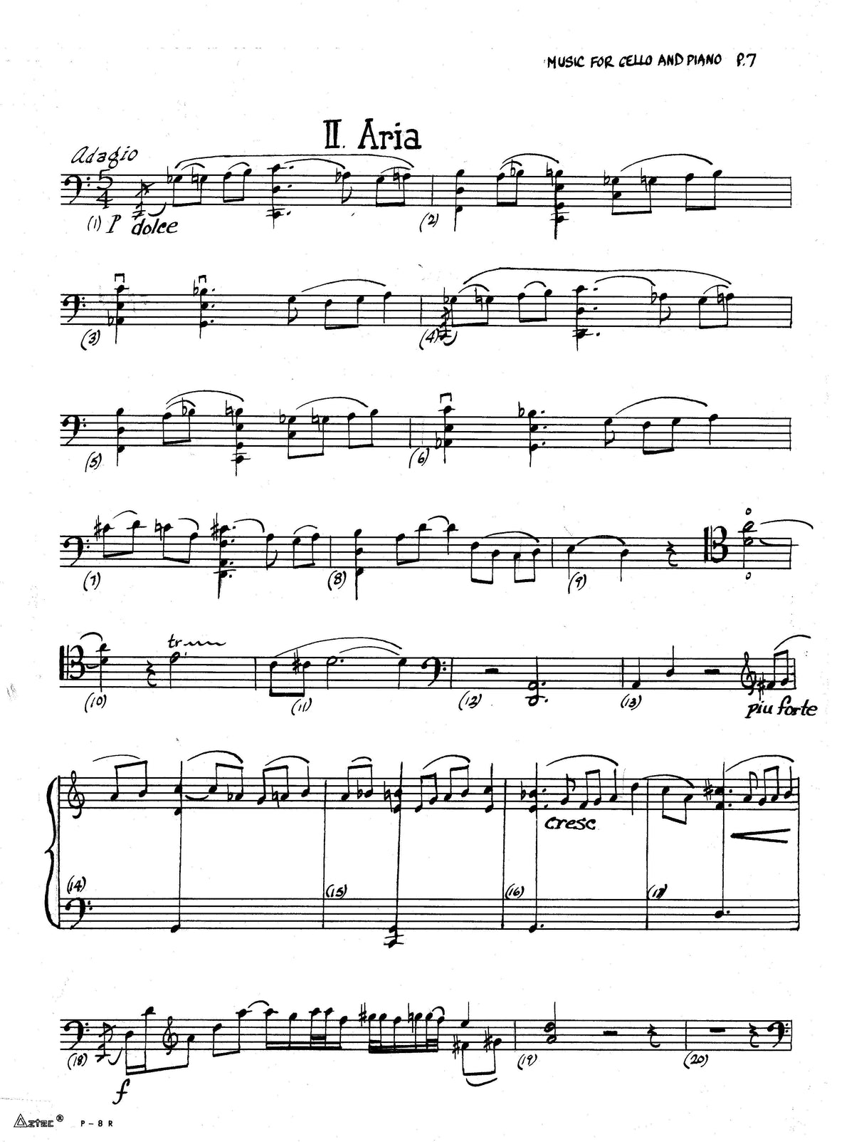 Moore: Music for Cello and Piano