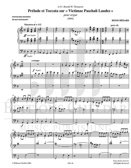Bédard: Prélude et Toccata sur "Victimae Paschali Laudes"