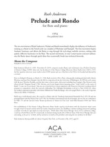 R. Anderson: Prelude & Rondo