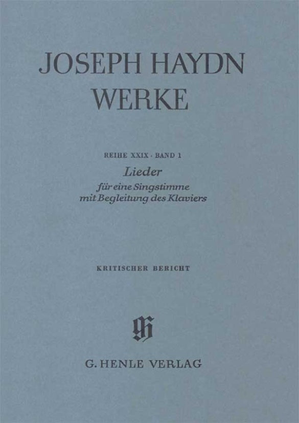 Haydn: Songs for One Voice