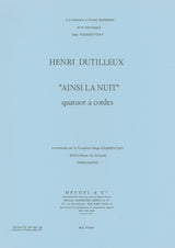 Dutilleux: Ainsi la nuit