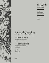 Mendelssohn: Piano Concerto No. 2 in D Minor, MWV O 11, Op. 40