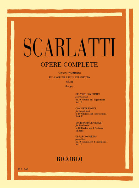 Scarlatti Sonate per clavicembalo 3巻 9be4941355bb4ae8c2a71a52db69e8