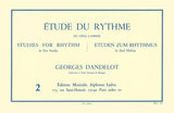 Dandelot: Étude du Rythme - Volume 2