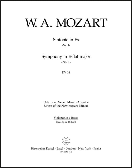Mozart: Symphony No. 1 in E-flat Major, K. 16