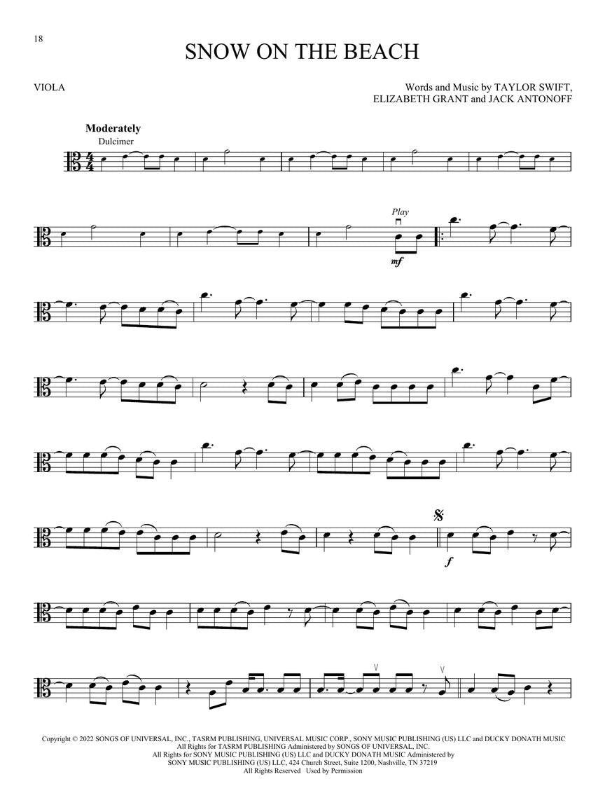 Taylor Swift – Selections from Midnights & The Tortured Poets Department