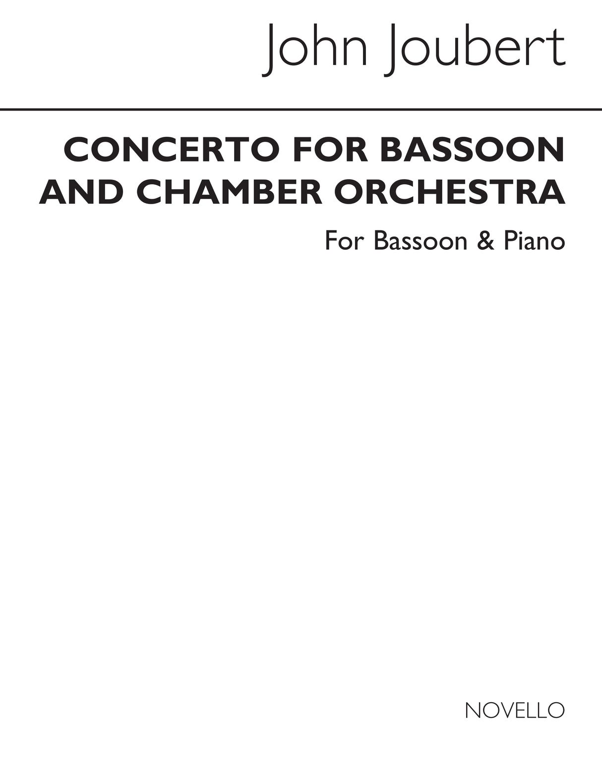 Joubert: Bassoon Concerto