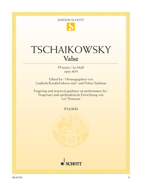 Tchaikovsky: Waltz in F-sharp Minor, Op. 40, No. 9