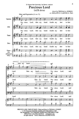 Precious Lord (arr. for SATB)