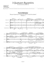 3 Byzantine Quartets (arr. for 4 clarinets)