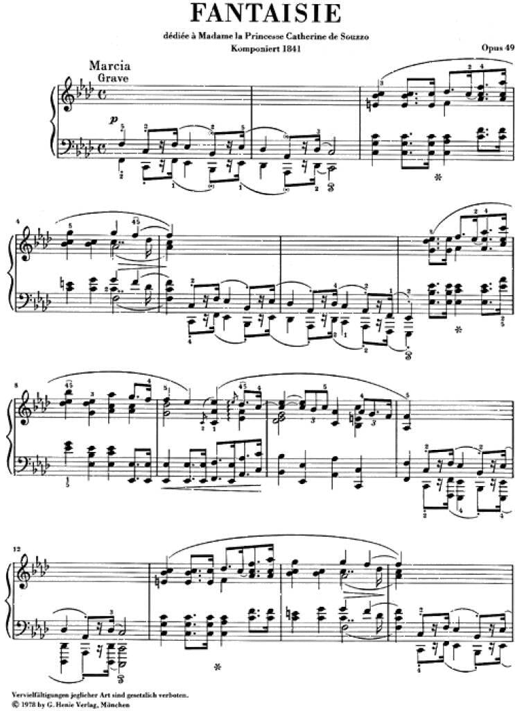 Chopin: Fantasy in F Minor, Op. 49 – Ficks Music