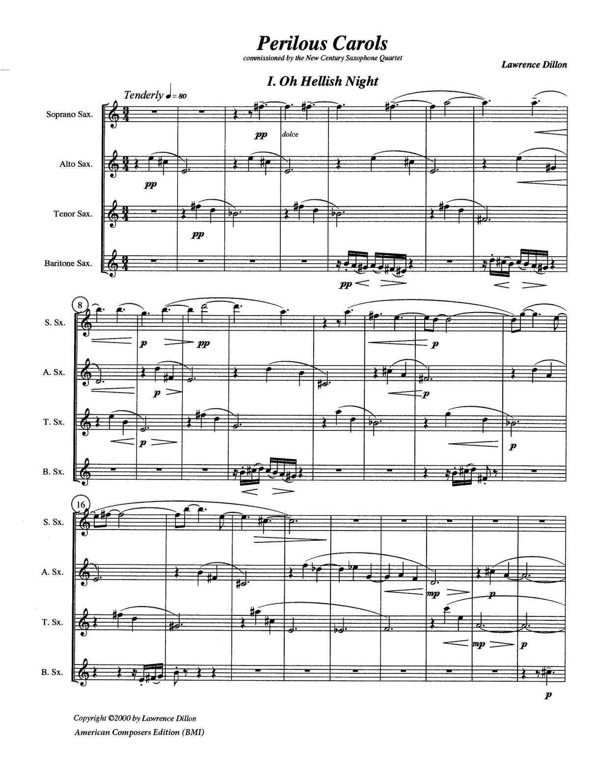 Dillon: Perilous Carols