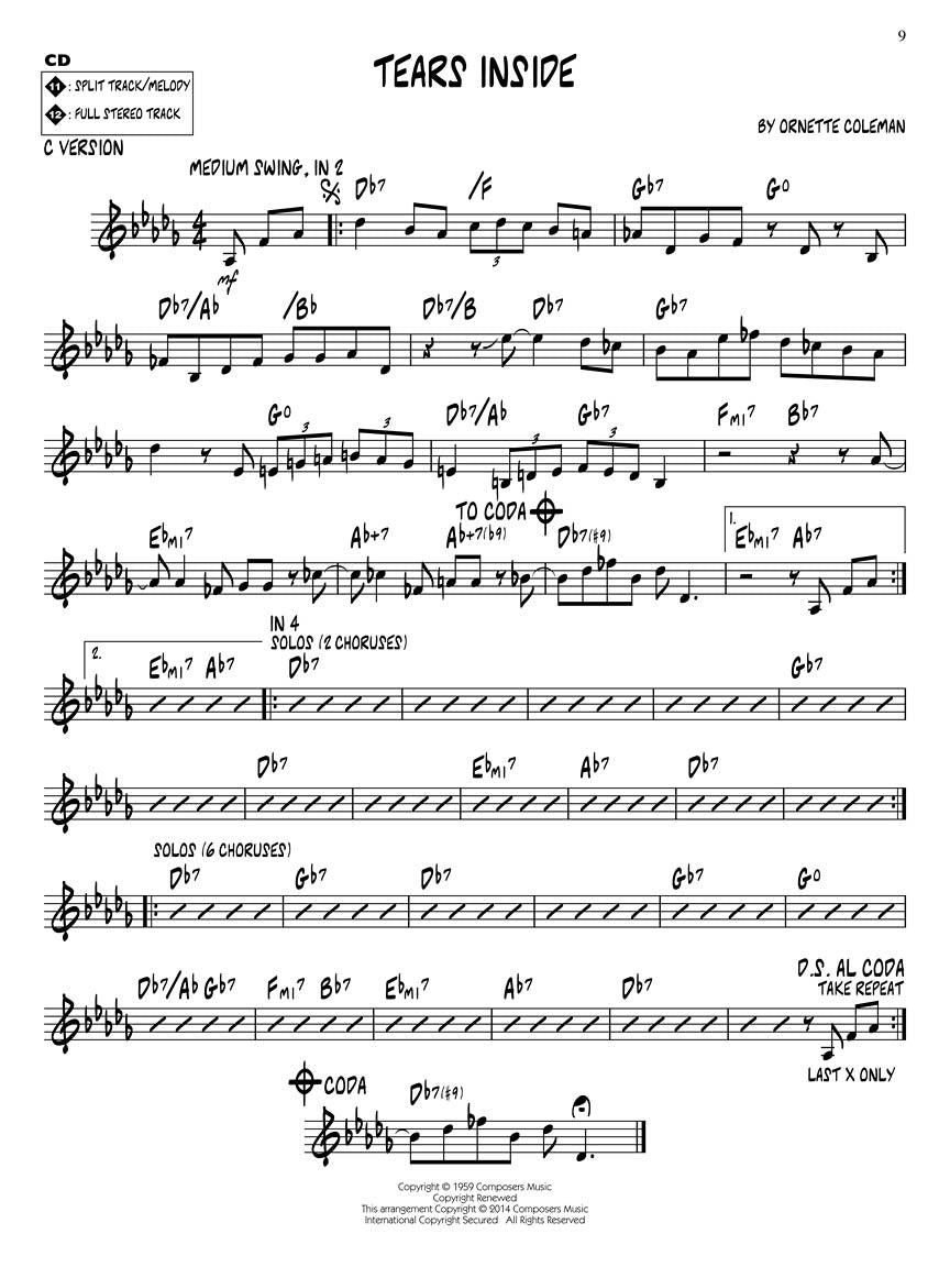 Ornette Coleman Play-Along