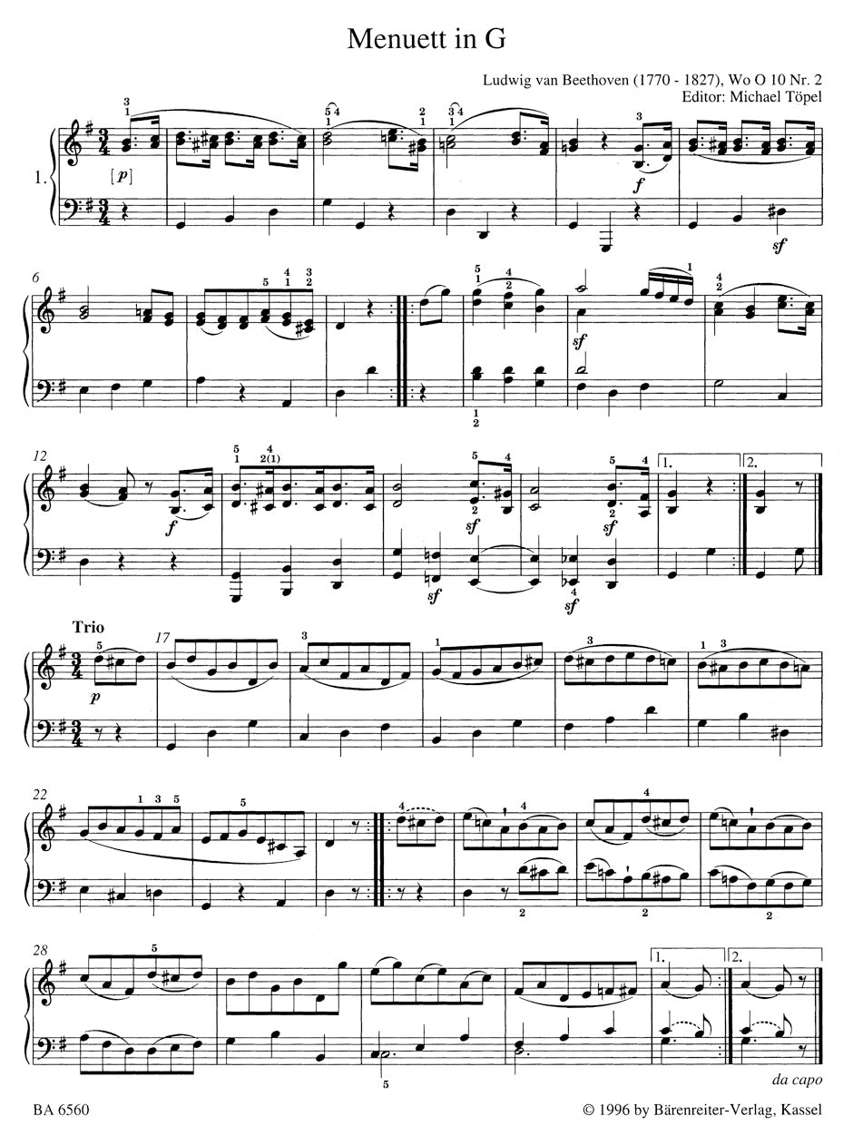 Beethoven: Easy Piano Pieces and Dances – Ficks Music