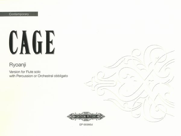 【Rice Ball】John Cage Ryoanji Vol. 1 Cage: Ryoanji – Ficks Music
