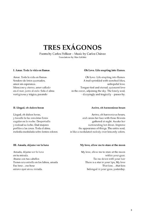 Chávez: Tres Exágonos