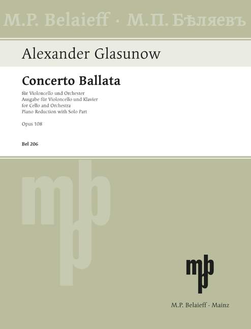 Glazunov: Concert Ballade in C Major, Op. 108