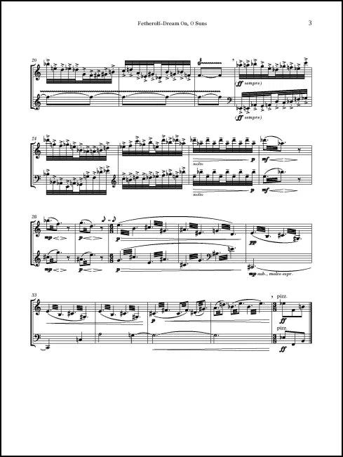 Fetherolf: Dream on, O Suns