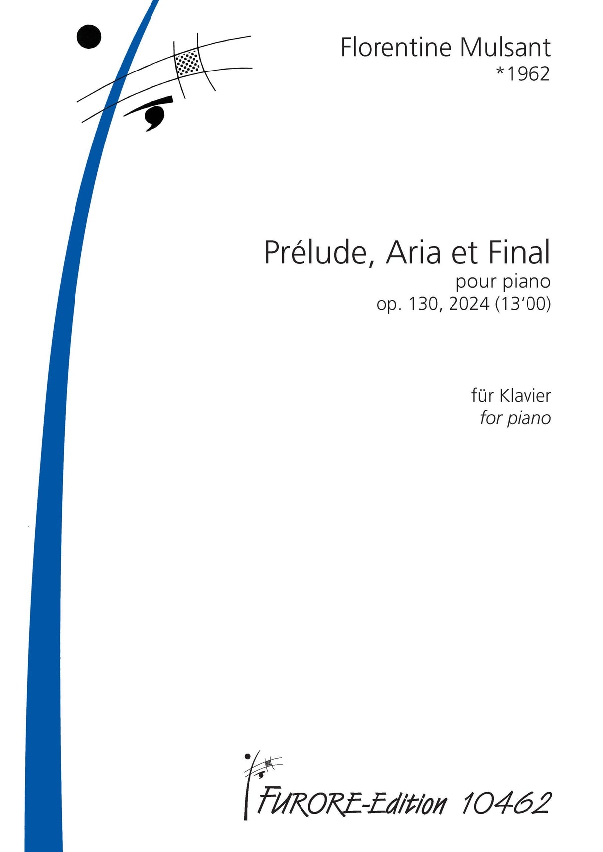 Mulsant: Prélude, Aria et Final, Op. 130