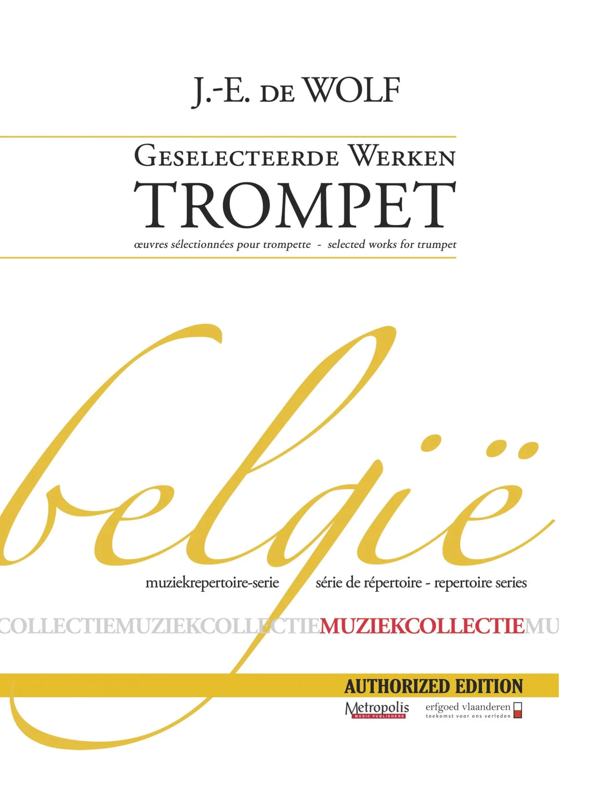 De Wolf: Selected Works for Trumpet and Piano
